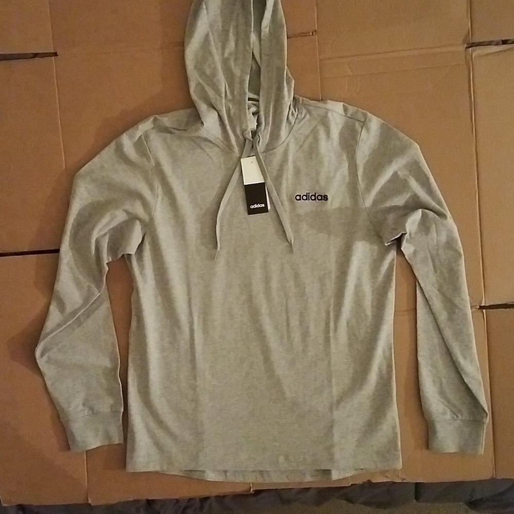 Adidas grey hoodie